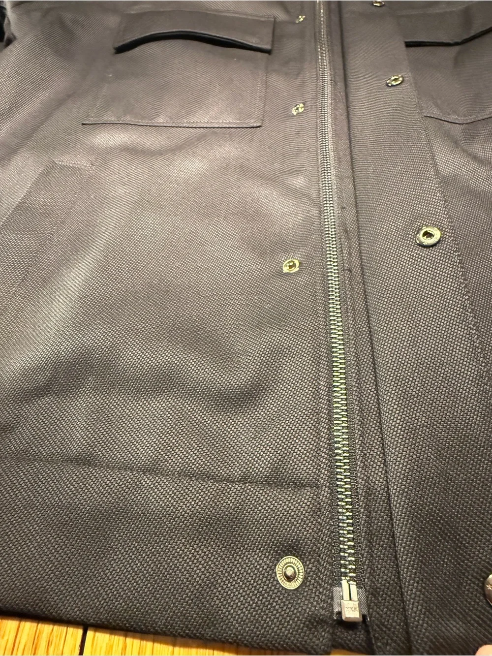 Ted Baker Virgin Wool Men's Black Utility Jacket - Modern Workwear